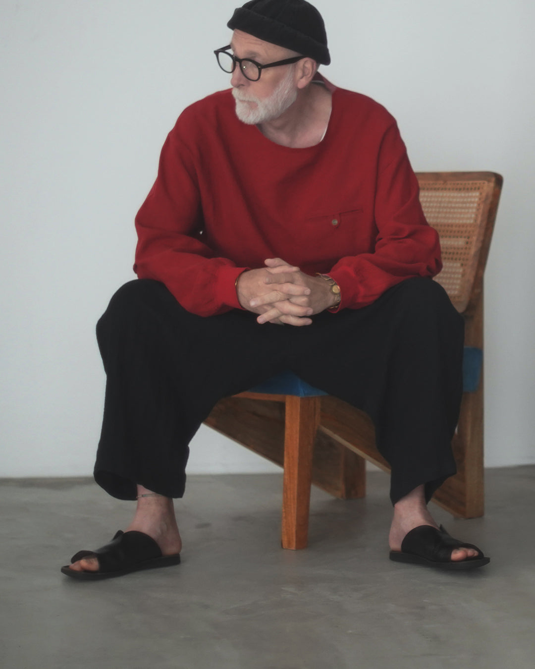 Ankle Length Easy Sarouel Pants〈 000011-14 〉