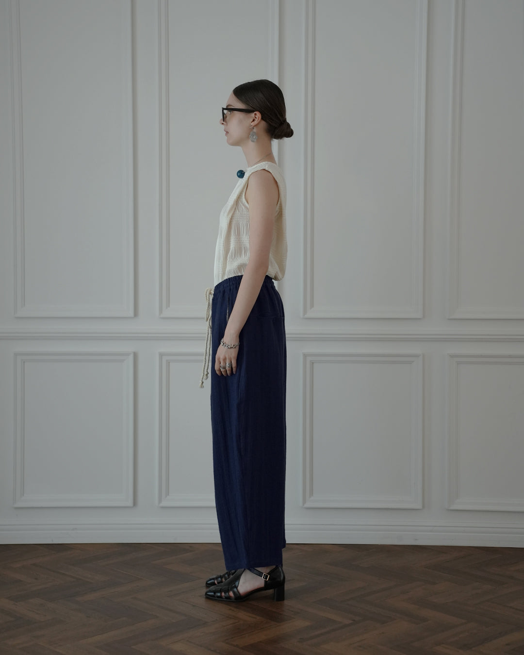 Ankle Length Easy Sarouel Pants.