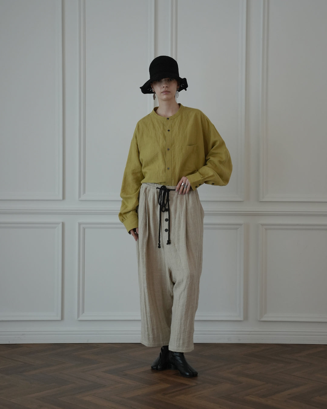 Ankle Length Easy Sarouel Pants.