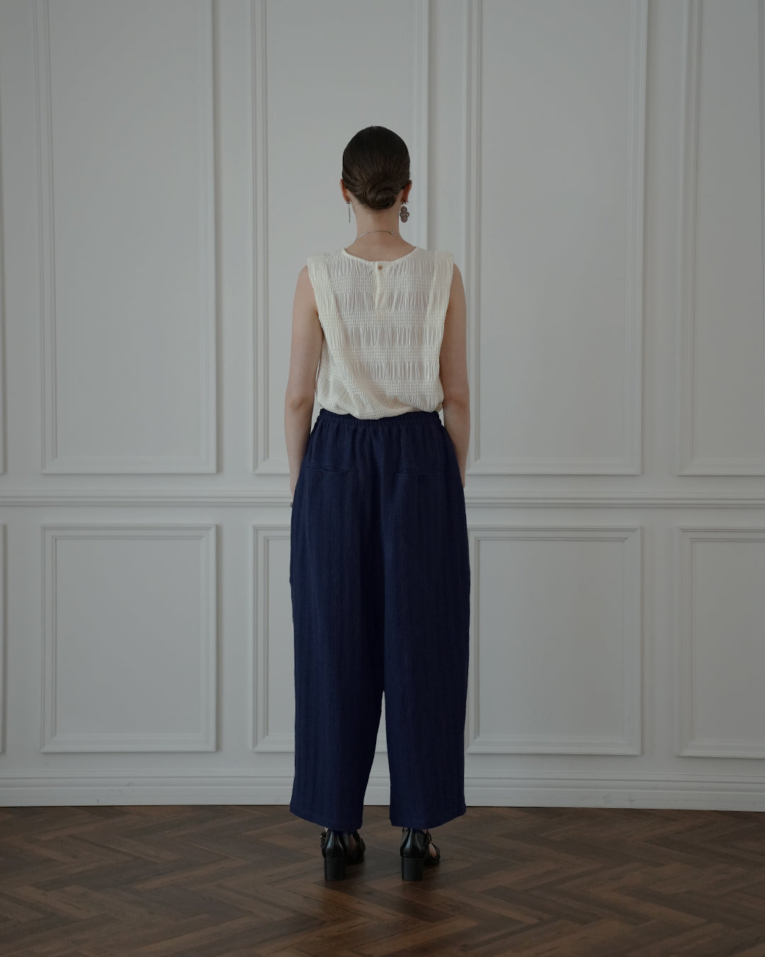 Ankle Length Easy Sarouel Pants.