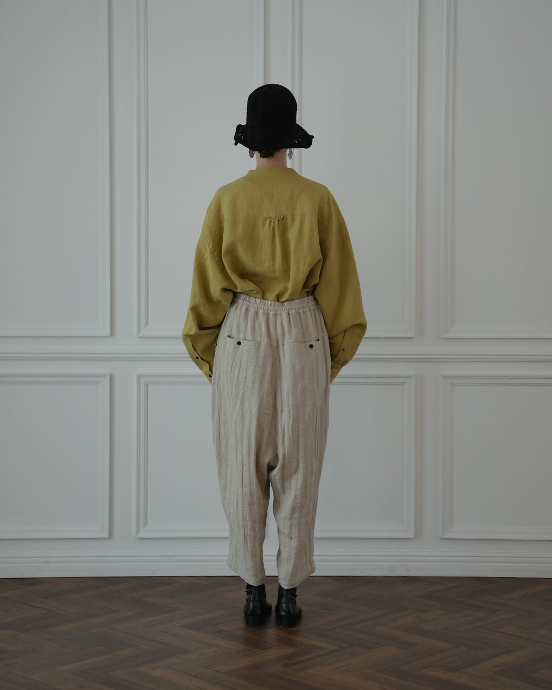Ankle Length Easy Sarouel Pants.