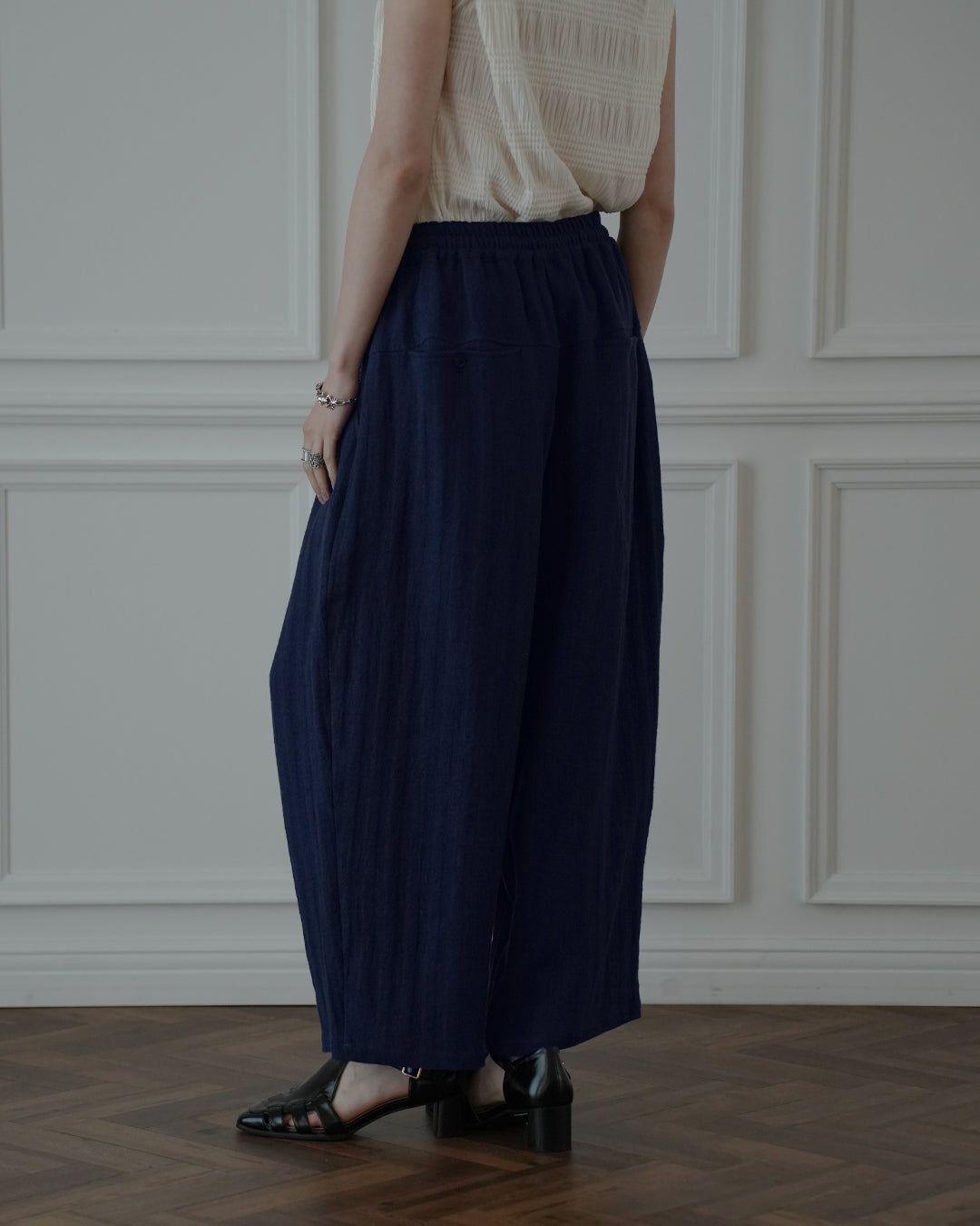 Ankle Length Easy Sarouel Pants.