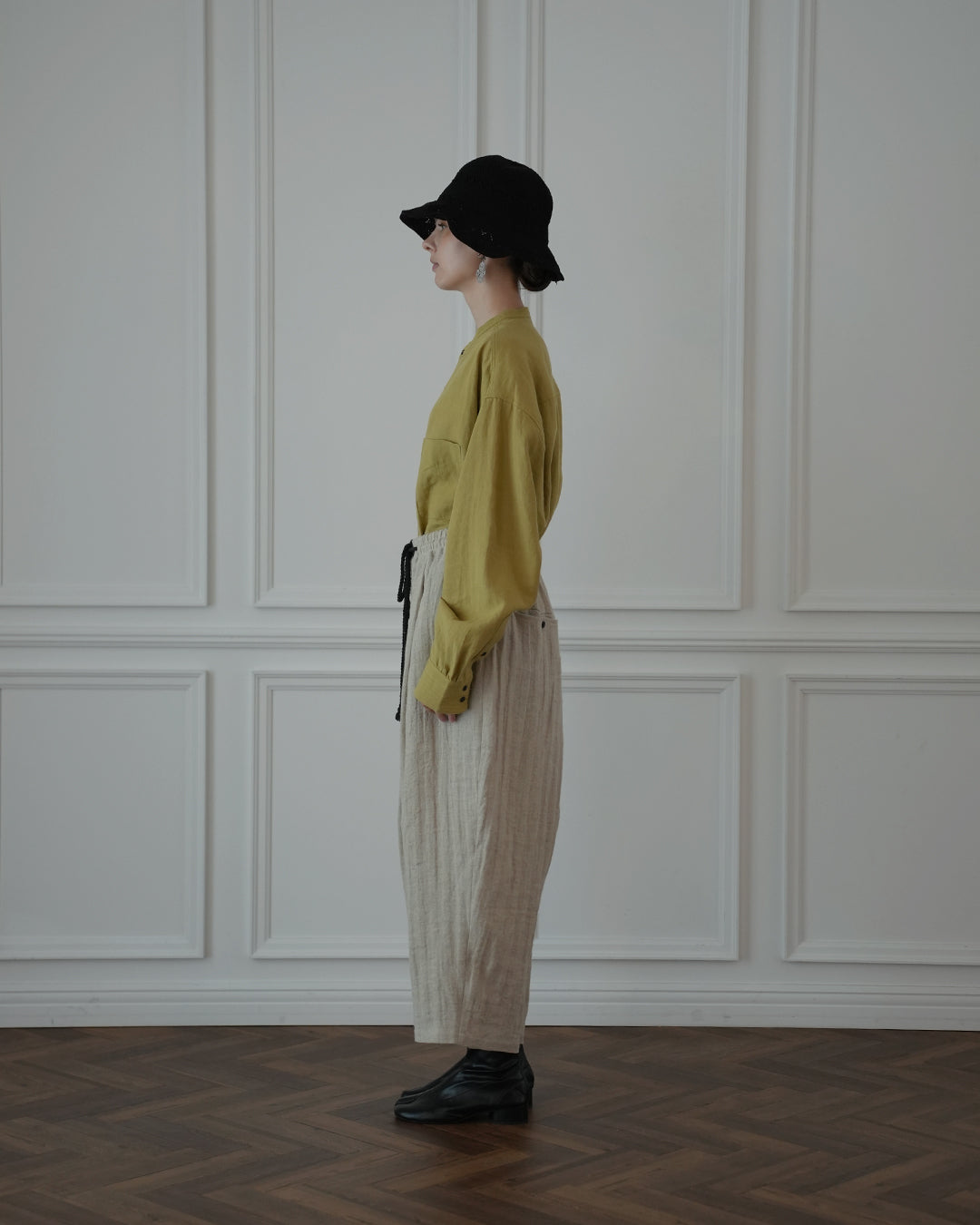 Ankle Length Easy Sarouel Pants.