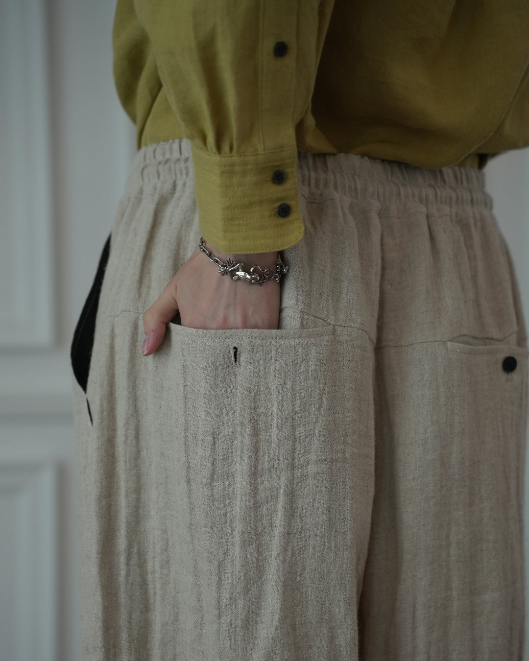 Ankle Length Easy Sarouel Pants.