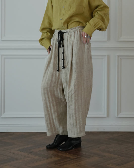 Ankle Length Easy Sarouel Pants.