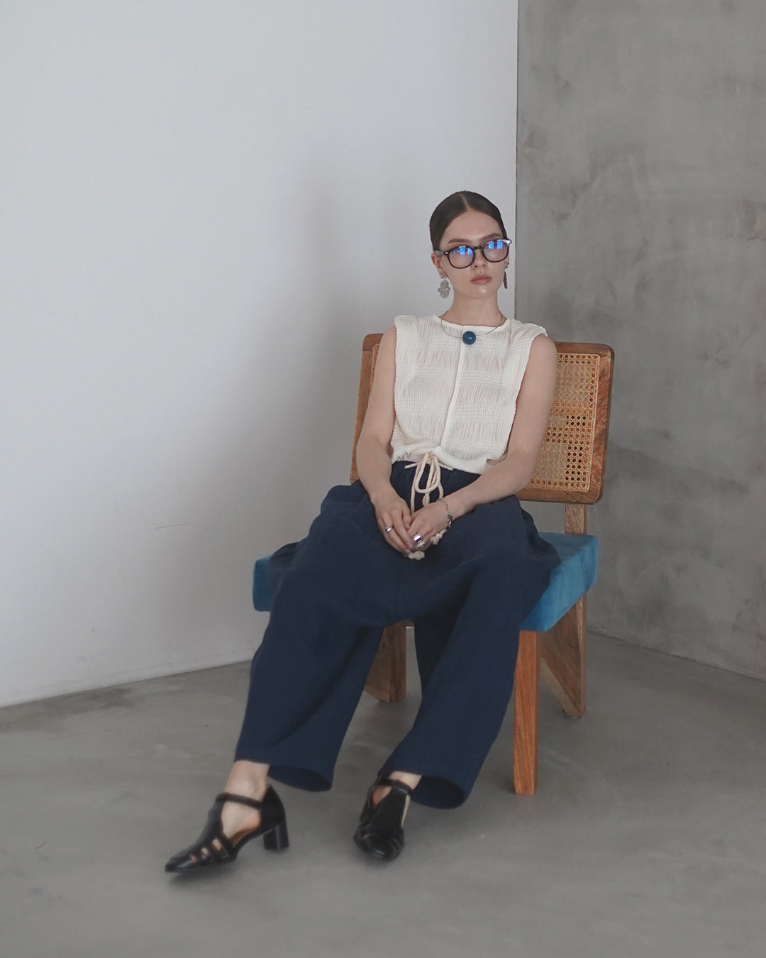Ankle Length Easy Sarouel Pants.