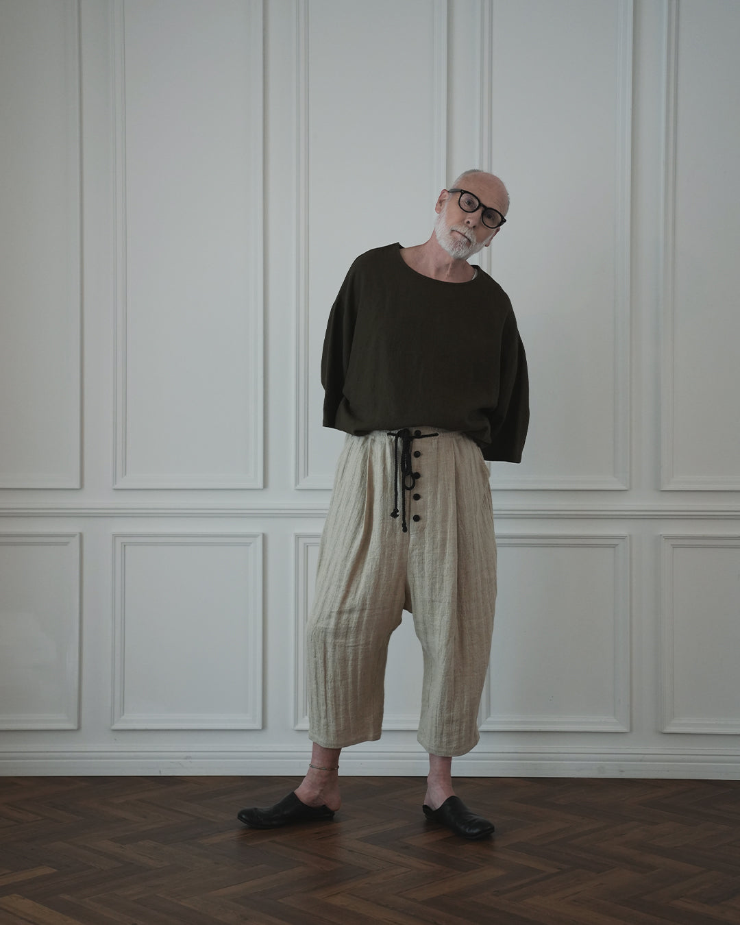Ankle Length Easy Sarouel Pants.