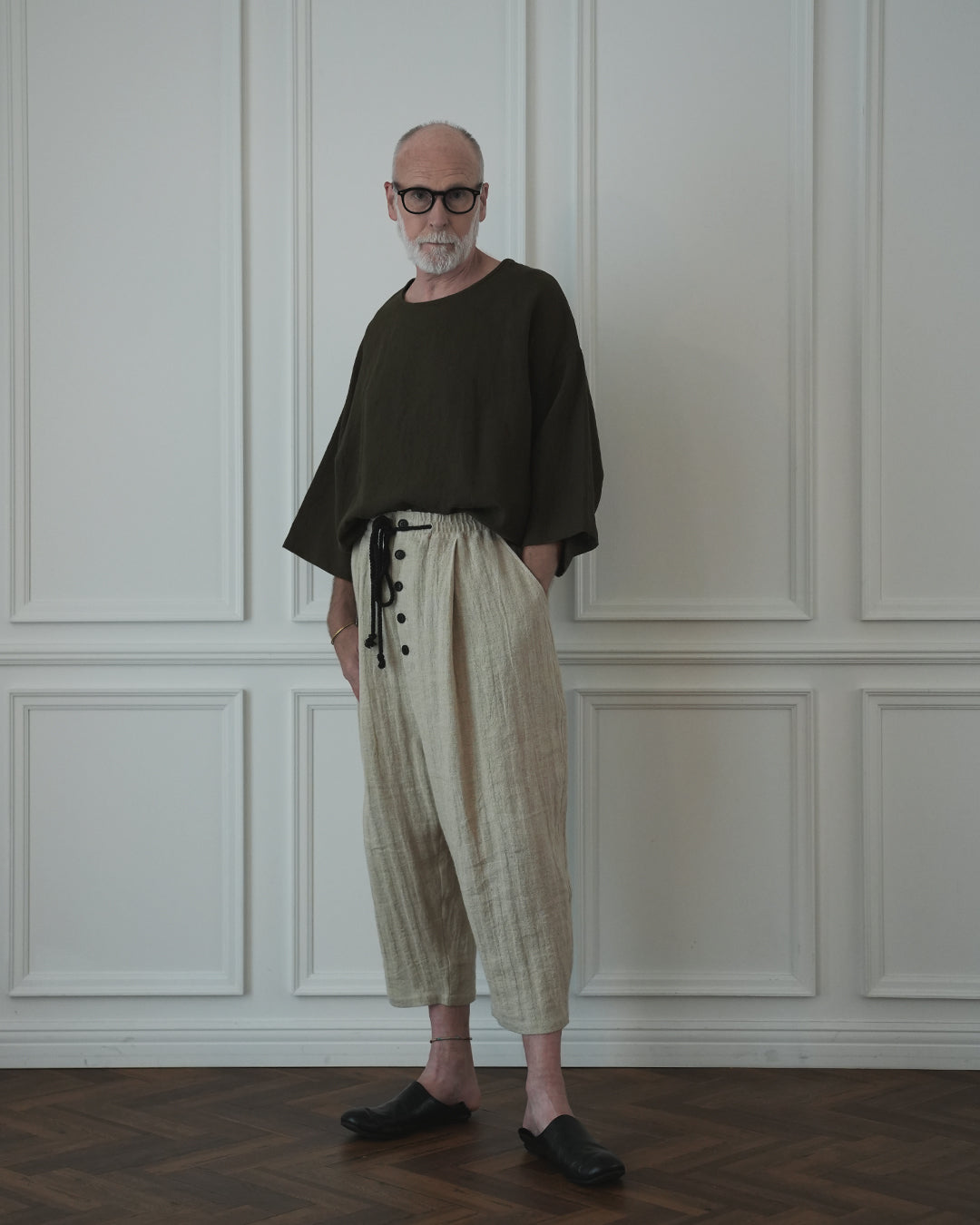 Ankle Length Easy Sarouel Pants.