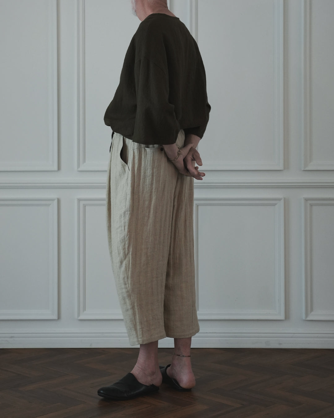 Ankle Length Easy Sarouel Pants.