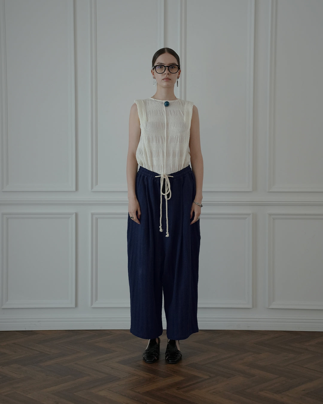 Ankle Length Easy Sarouel Pants.