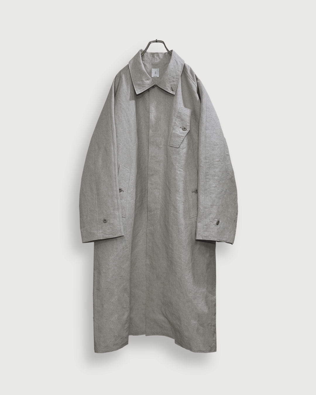 Back Flare A-Line Officer Bal Collar Coat.