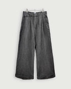 Double Hem Coin Pocket 2Tuck Wide Slacks.