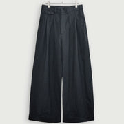Double Hem Coin Pocket 2Tuck Wide Slacks.