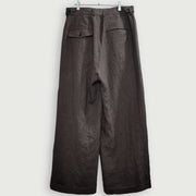 Double Hem Coin Pocket 2Tuck Wide Slacks.