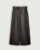Double Hem Coin Pocket 2Tuck Wide Slacks.