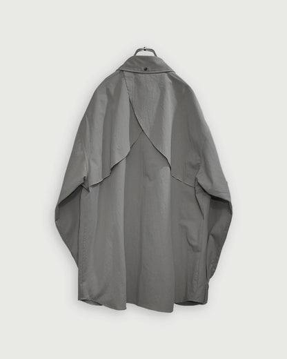Layered Design Dress Military Shirt〈 000004-13 〉