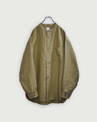 Band Collar Henley Neck Like Atelier Shirt.