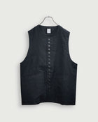 Button Design Crew Neck Vest.