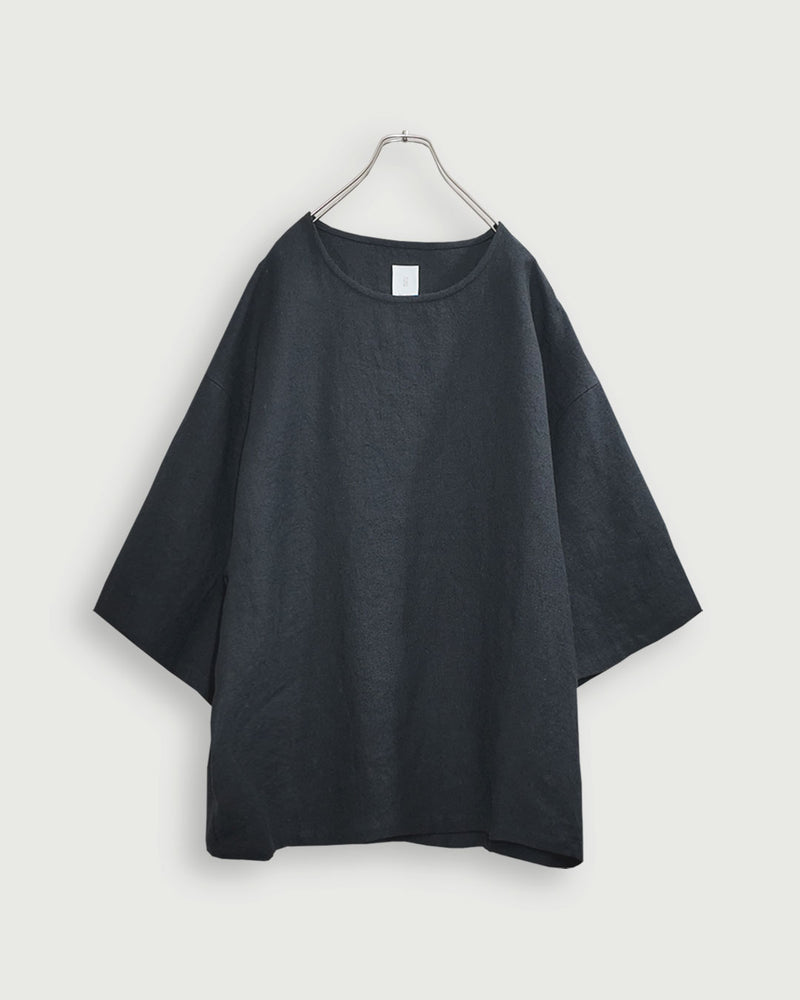 Crew Neck Half Sleeve Over Pullover.