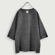 Crew Neck Half Sleeve Over Pullover.