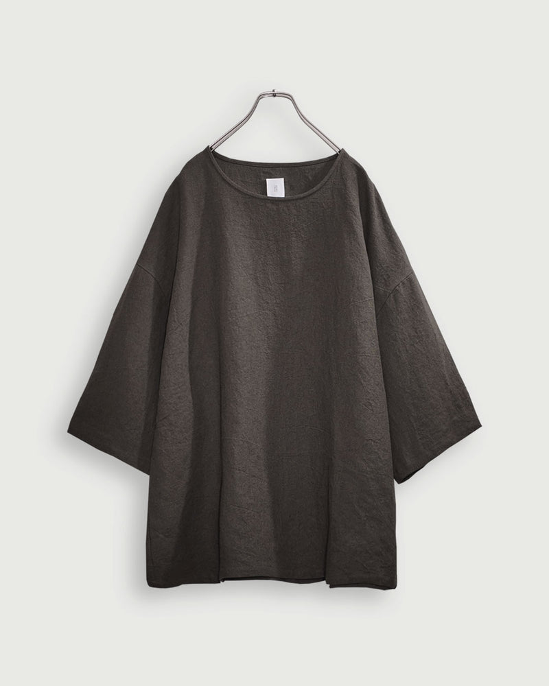 Crew Neck Half Sleeve Over Pullover.