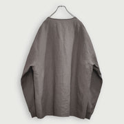 Crew Neck LS Tuck Rib Pullover.