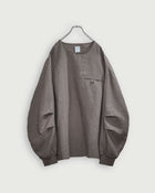 Crew Neck LS Tuck Rib Pullover.