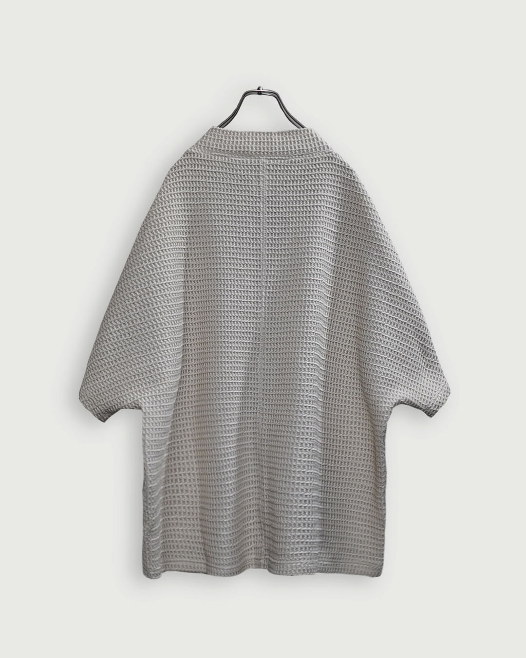 Waffle Russell V Neck 3/4 Sleeve Dolman Knit Pullover.