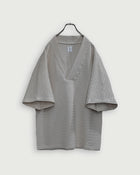 Waffle Russell V Neck 3/4 Sleeve Dolman Knit Pullover.