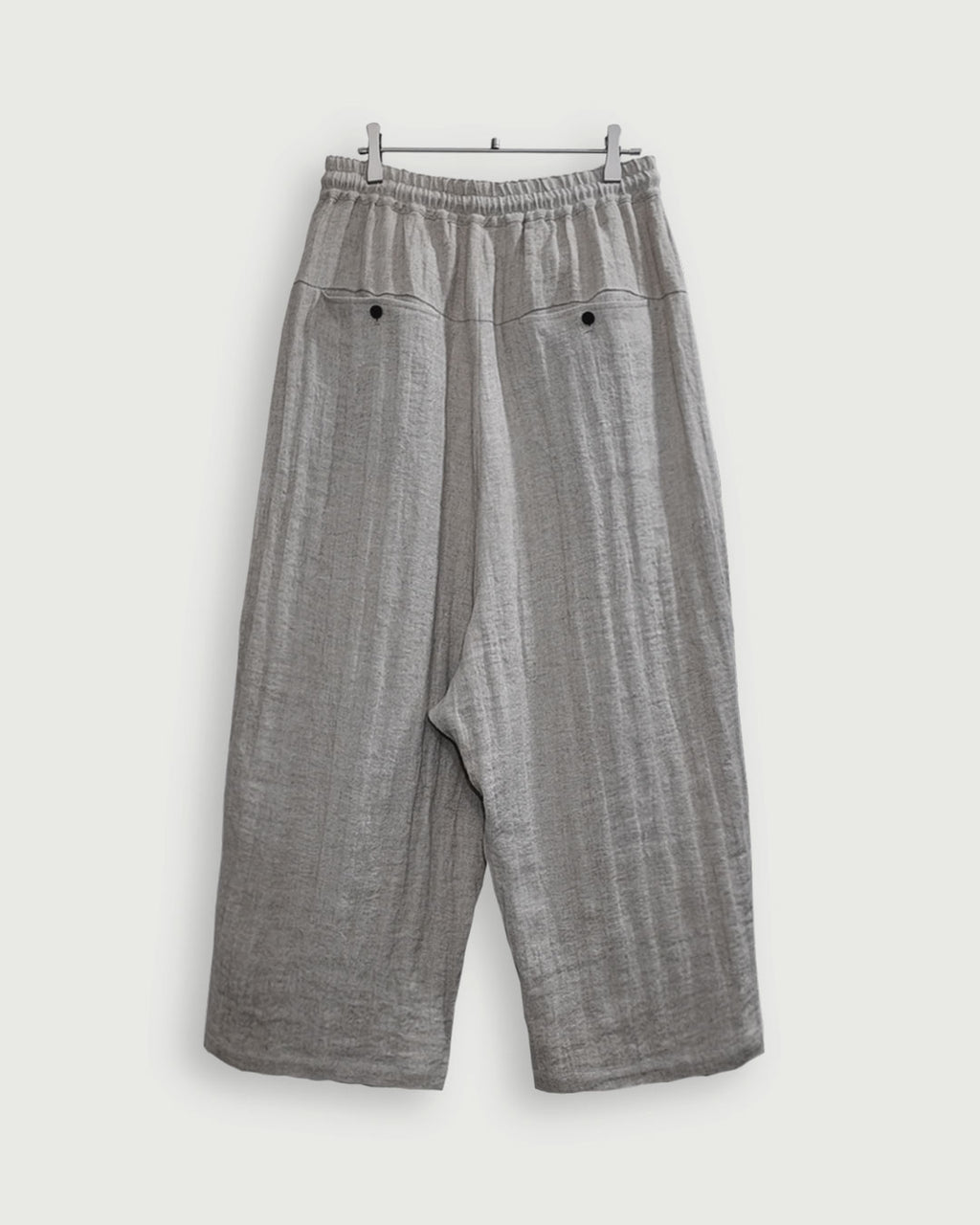 Ankle Length Easy Sarouel Pants <#ivory>
