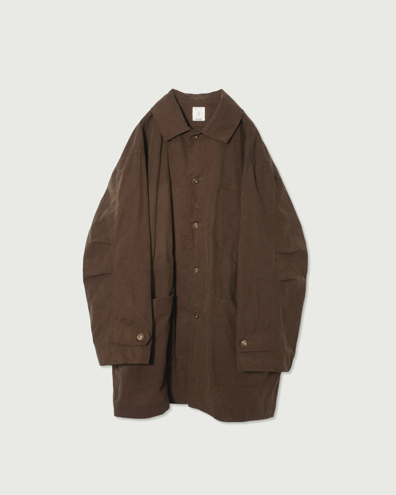 Oiled Wax Washed Moleskin 6-pocket Coverall  <#camel>