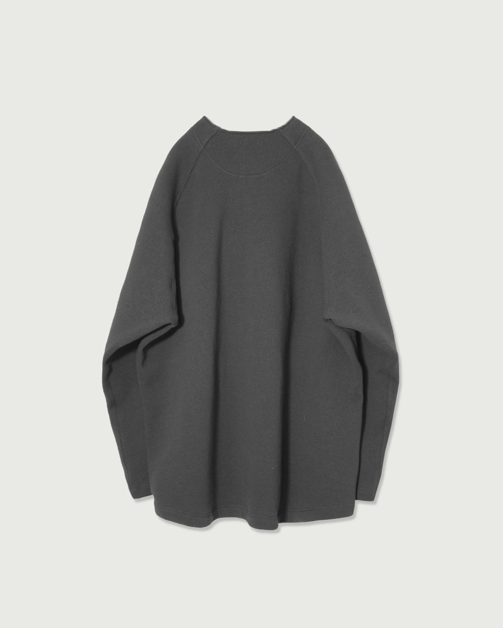 Heavy Azuma Raglan Sleeve Skipper Sweat <#charcoal>