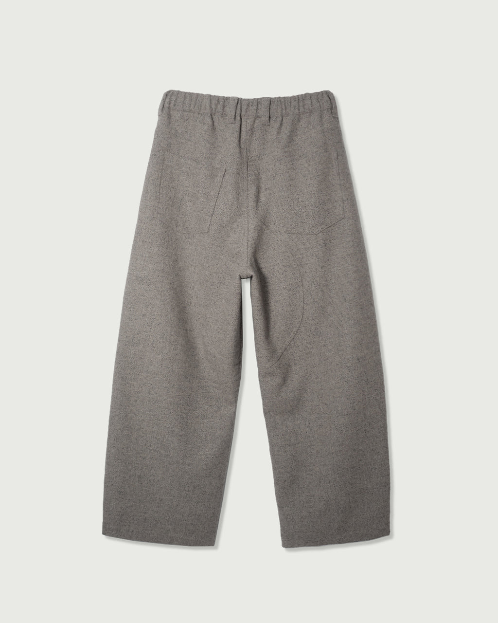 Wool Blend Tweed Double-Knee Painter's Work Pants <#greige>