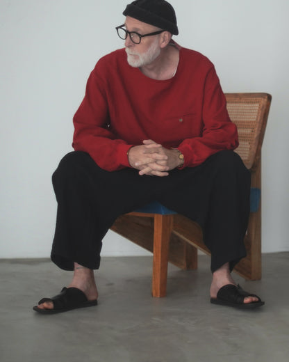 Ankle Length Easy Sarouel Pants〈 000011-14 〉