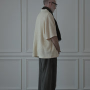 Waffle Russell V Neck 3/4 Sleeve Dolman Knit Pullover.