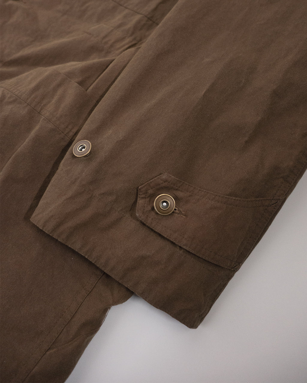 Oiled Wax Washed Moleskin 6-pocket Coverall  <#camel>