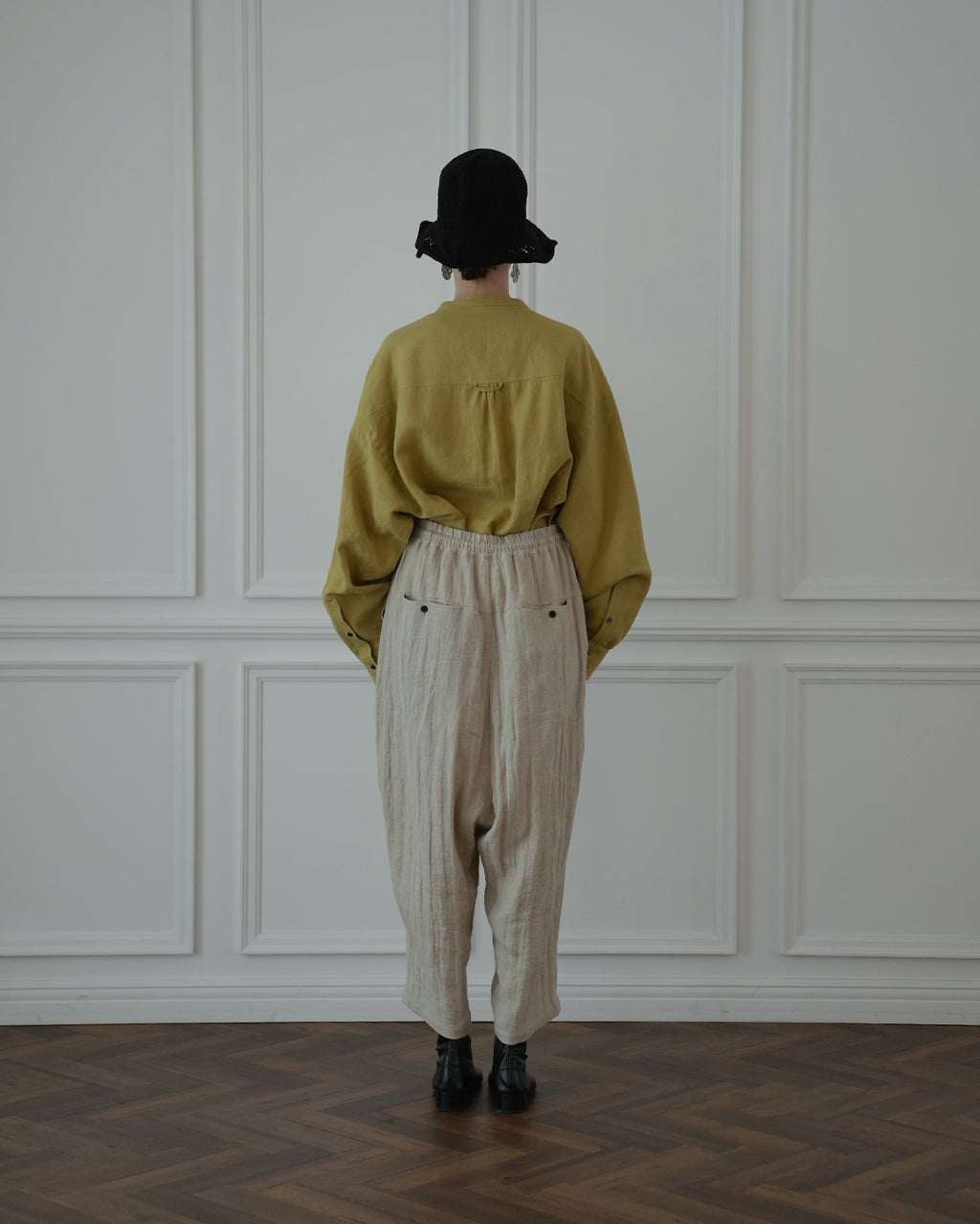 Ankle Length Easy Sarouel Pants.
