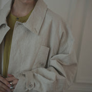 Back Flare A-Line Officer Bal Collar Coat.