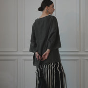 Crew Neck Half Sleeve Over Pullover.