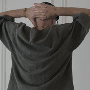 Crew Neck Half Sleeve Over Pullover.
