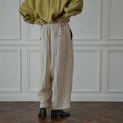 Ankle Length Easy Sarouel Pants.