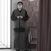Double Hem Coin Pocket 2Tuck Wide Slacks.
