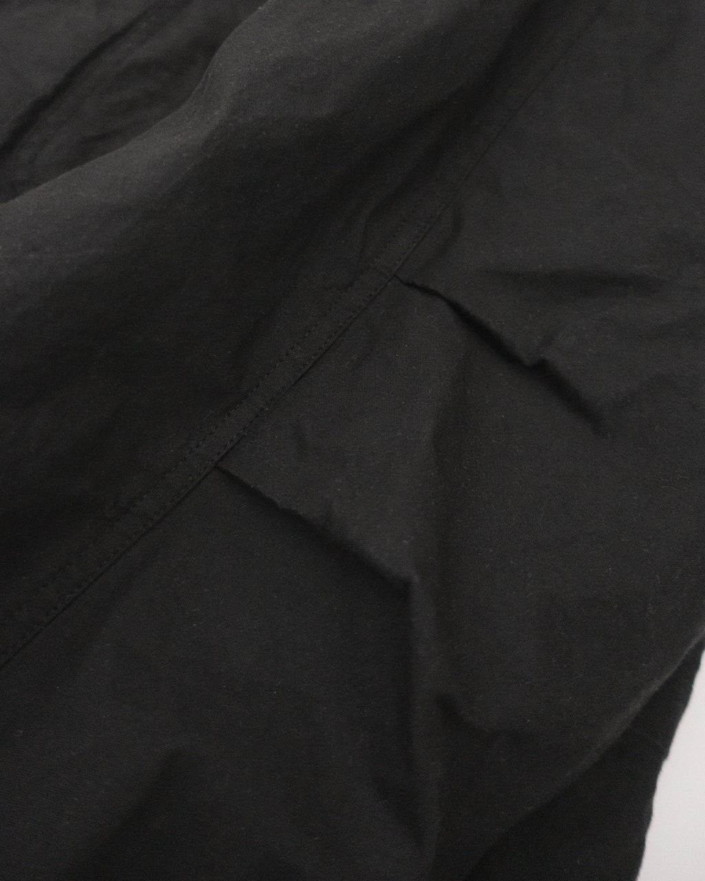 Oiled Wax Washed Moleskin 6-pocket Coverall <#black>