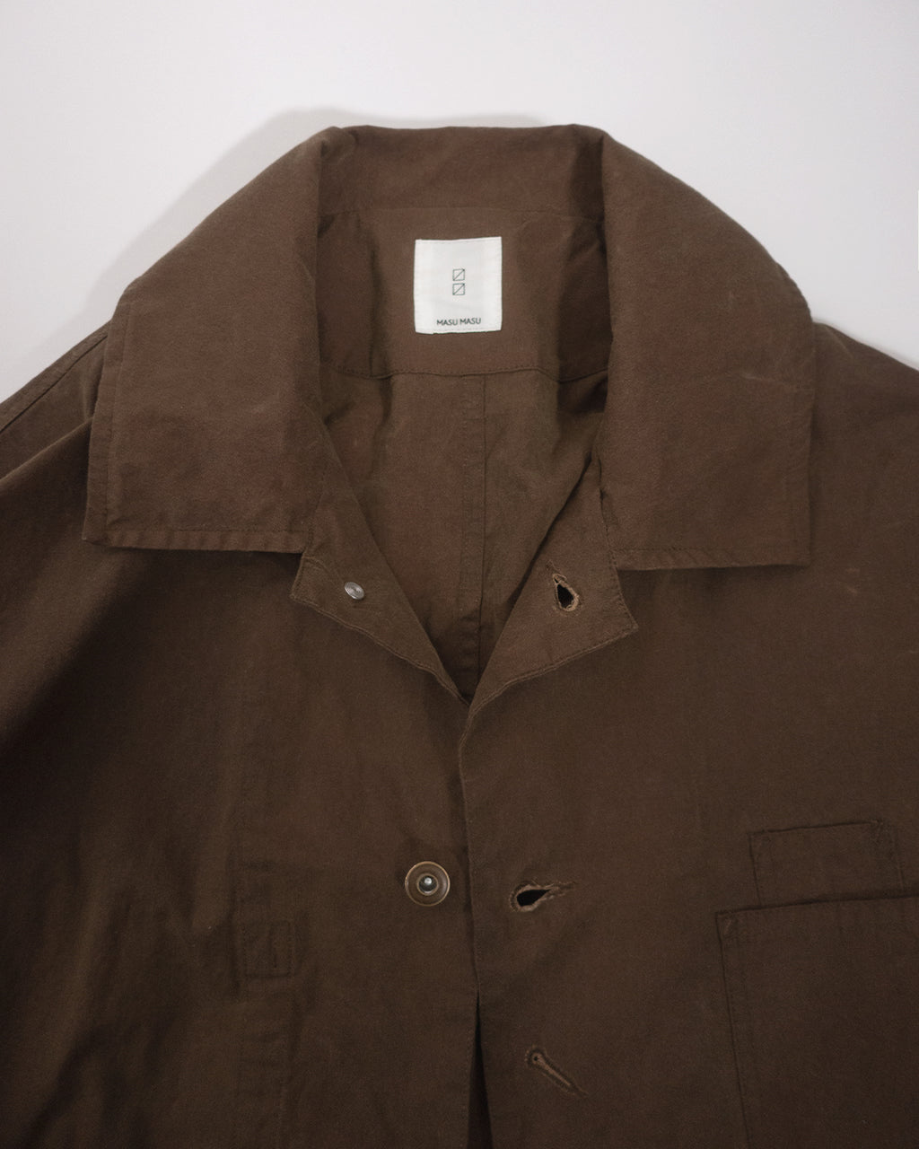 Oiled Wax Washed Moleskin 6-pocket Coverall  <#camel>