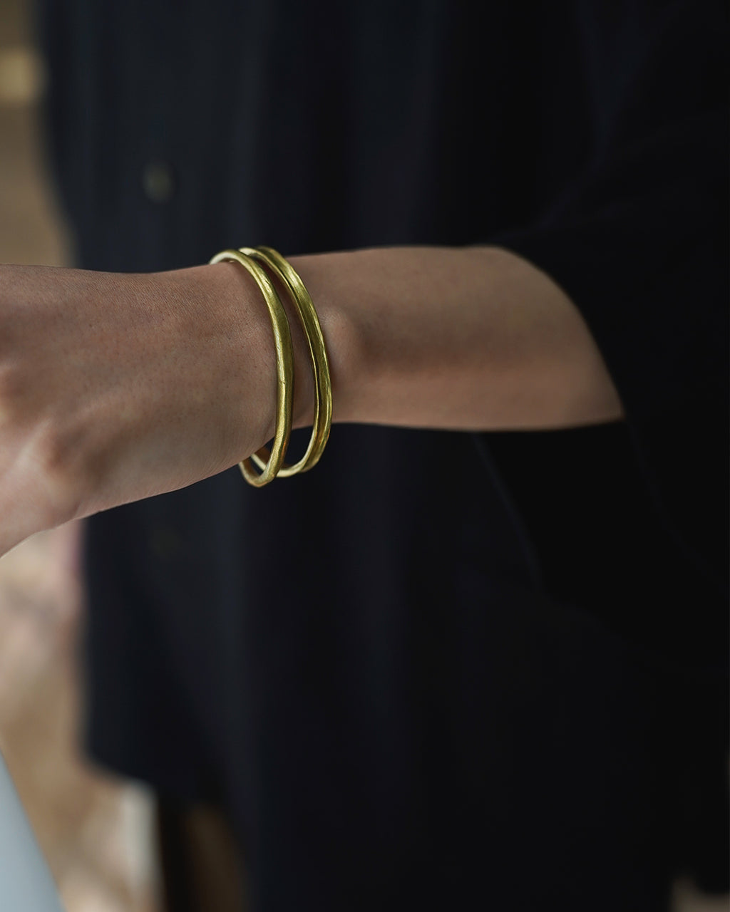brass bangle leaves and stems <#brass>