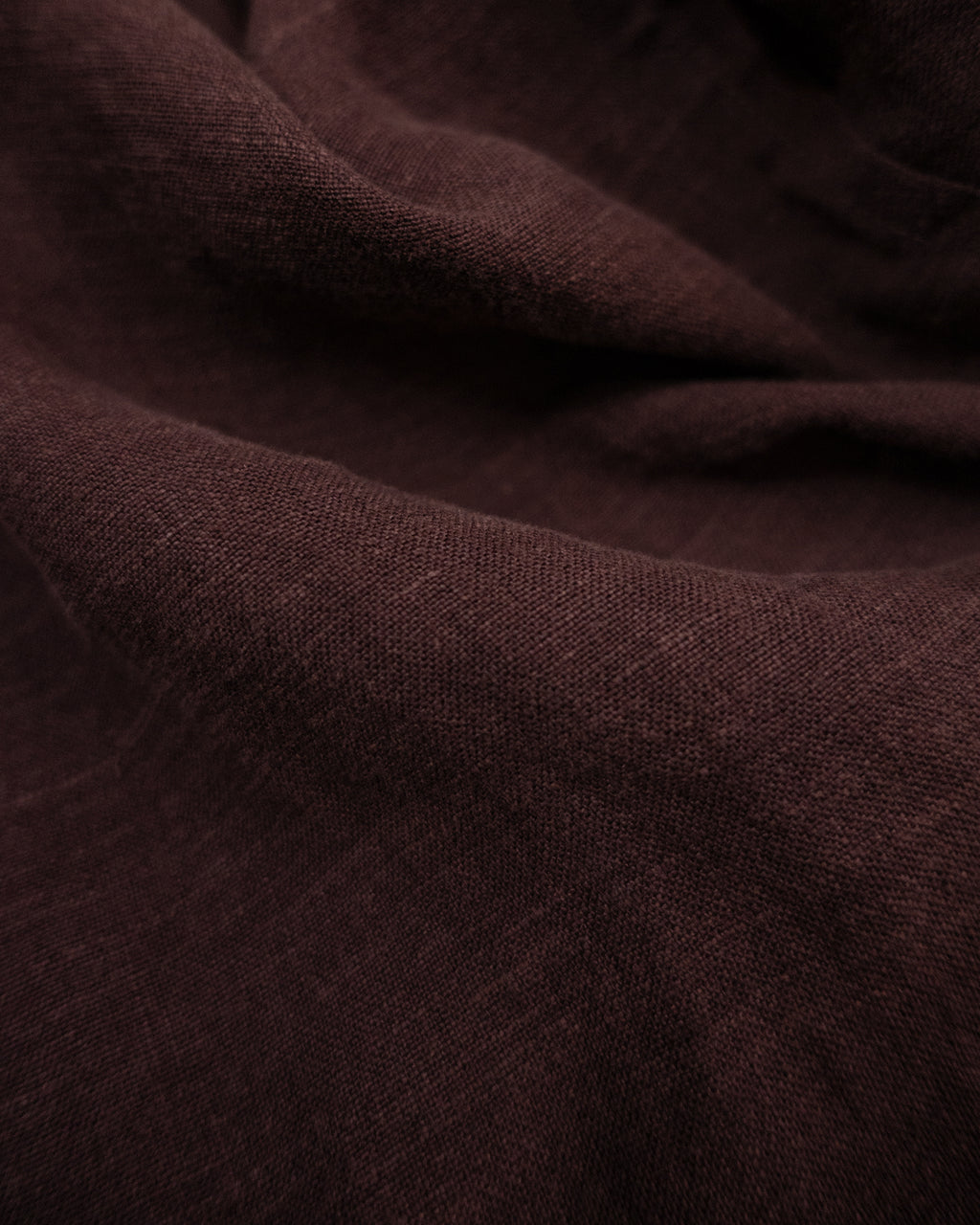 French Linen Back-Open Button Design Semi-Double Jacket <#burgundy>