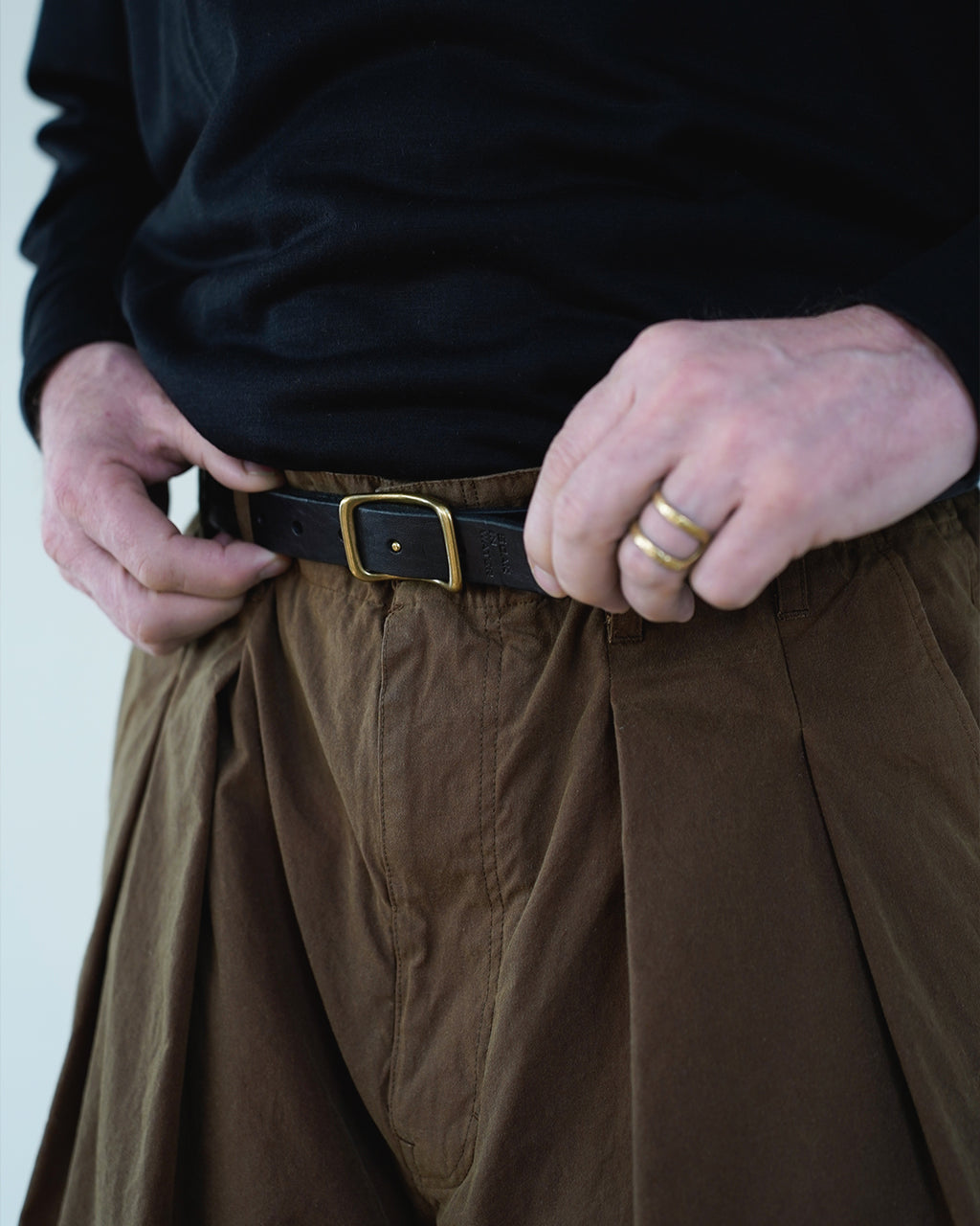NAVEL BELT <#black>