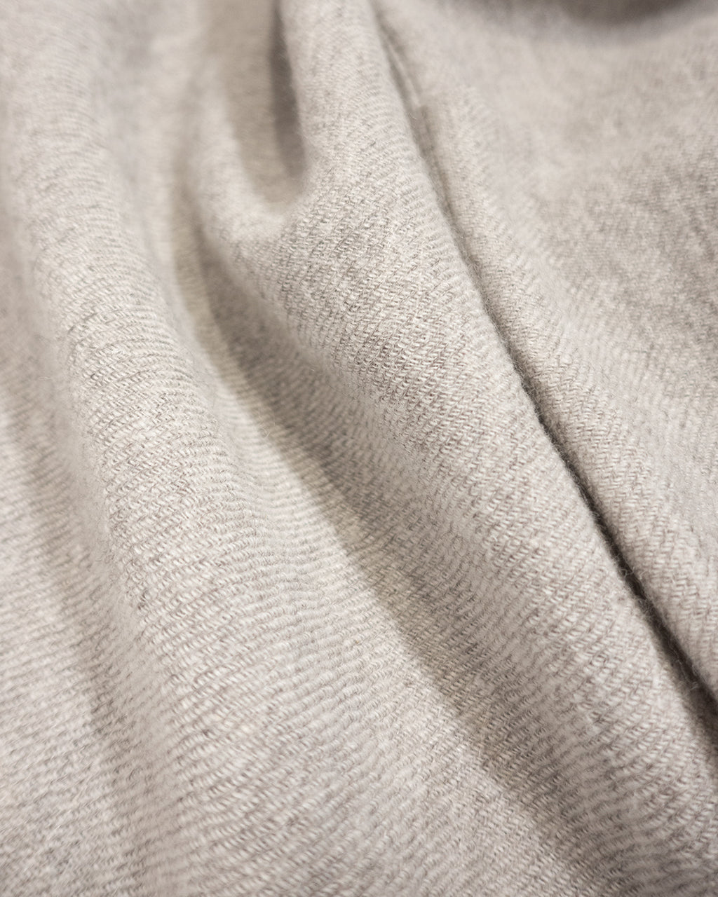 Shetland Wool Linen Crew Neck LS Tuck Rib Pullover <#light gray>