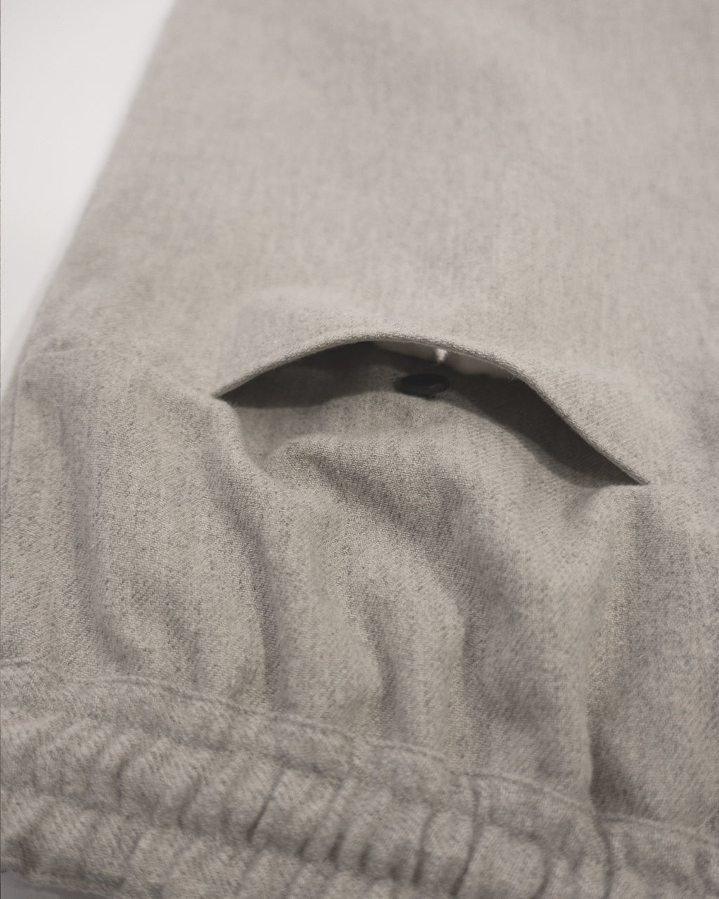 Shetland Wool Linen Rope Belt Easy Sarouel Pants <#light gray>