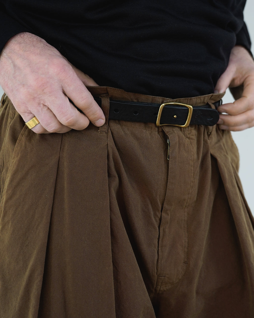 NAVEL BELT <#black>